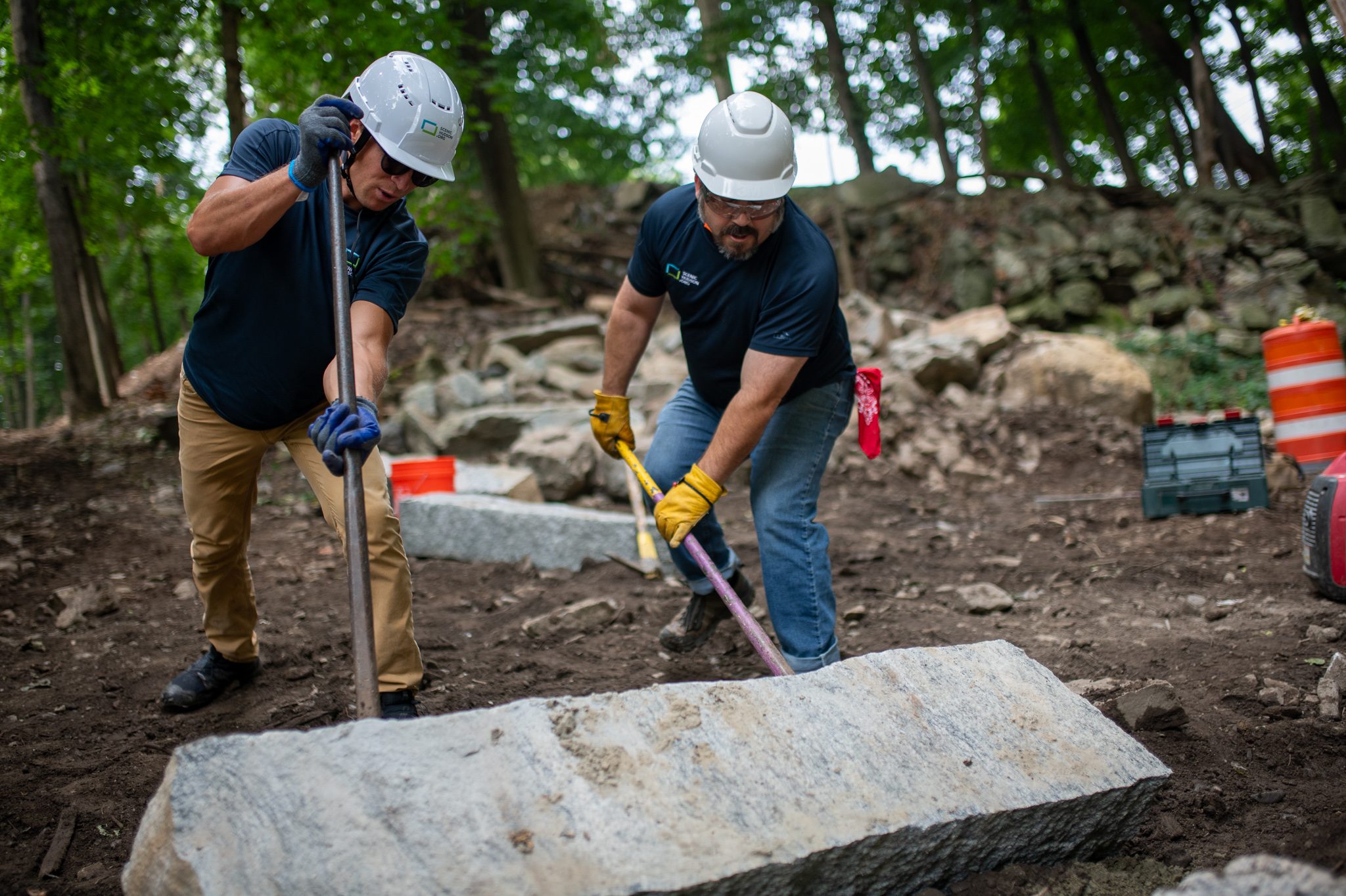 Bars and gloves bring the step into line.