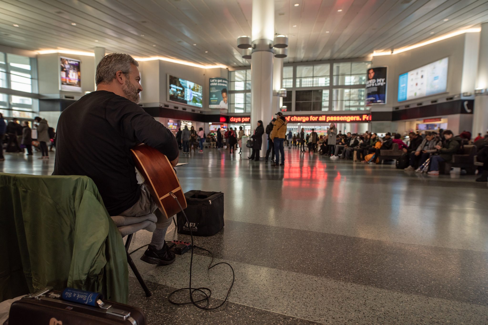 Glenn performs at Whitehall terminal for the Staten Island Ferry. India: Kumbh Mela 2019 gallery (new, not in the essay file) A different set from Mela Women. Travel section, /kumbh-mela-2019-gallery.
